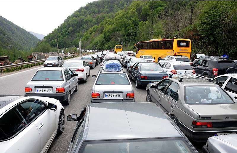  ترافیک پرحجم در محورهای منتهی به شمال - خبرگزاری مهر | اخبار ایران و جهان