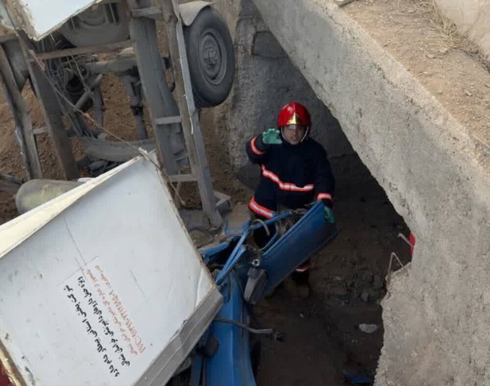 سقوط خودرو به کانال آب جان یک نفر را گرفت