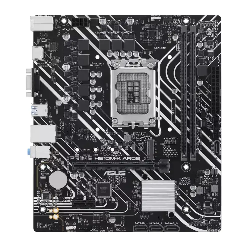 بررسی مشخصات مادربرد ایسوس مدل ASUS PRIME H610M-K ARGB