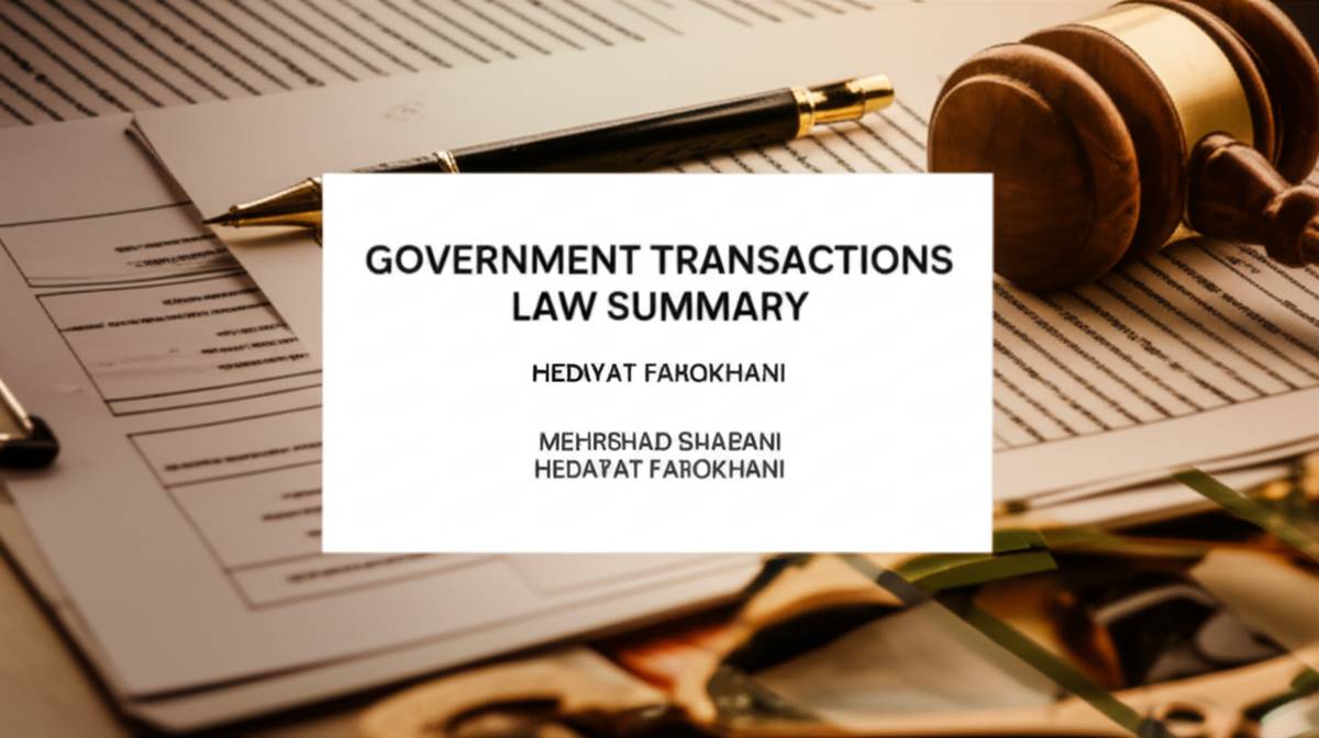خلاصه کتاب خلاصه کتاب حقوق معاملات دولتی | شبانی و فرخانی