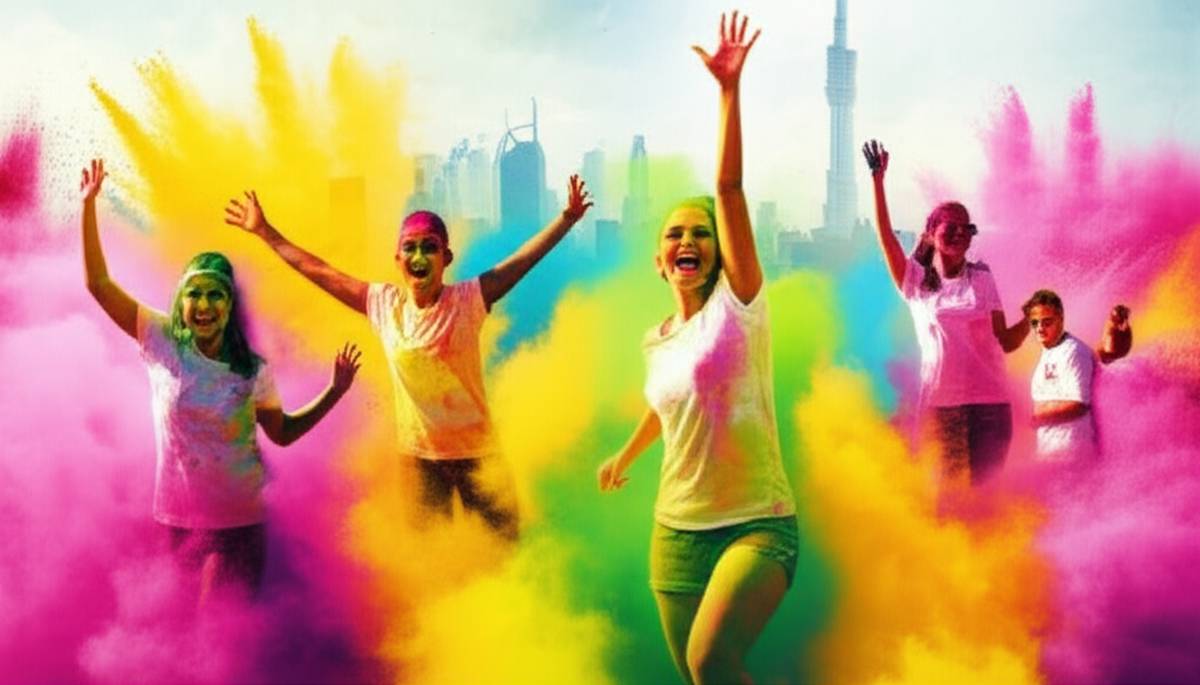 فستیوال رنگ دبی: راهنمای جامع + ثبت نام Dubai Colour Run