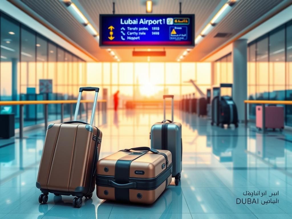قوانین چمدان و ساک دستی مجاز در فرودگاه دبی