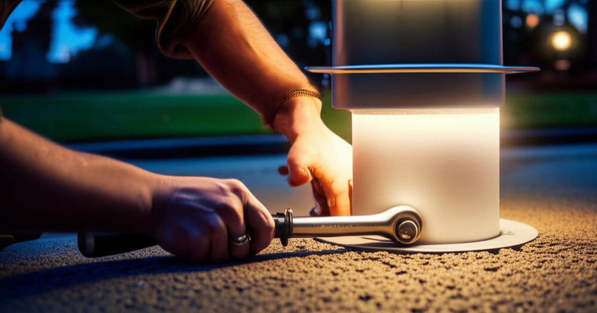 اتصالات | ایمنی راهنمای جامع نصب پایه چراغ روشنایی