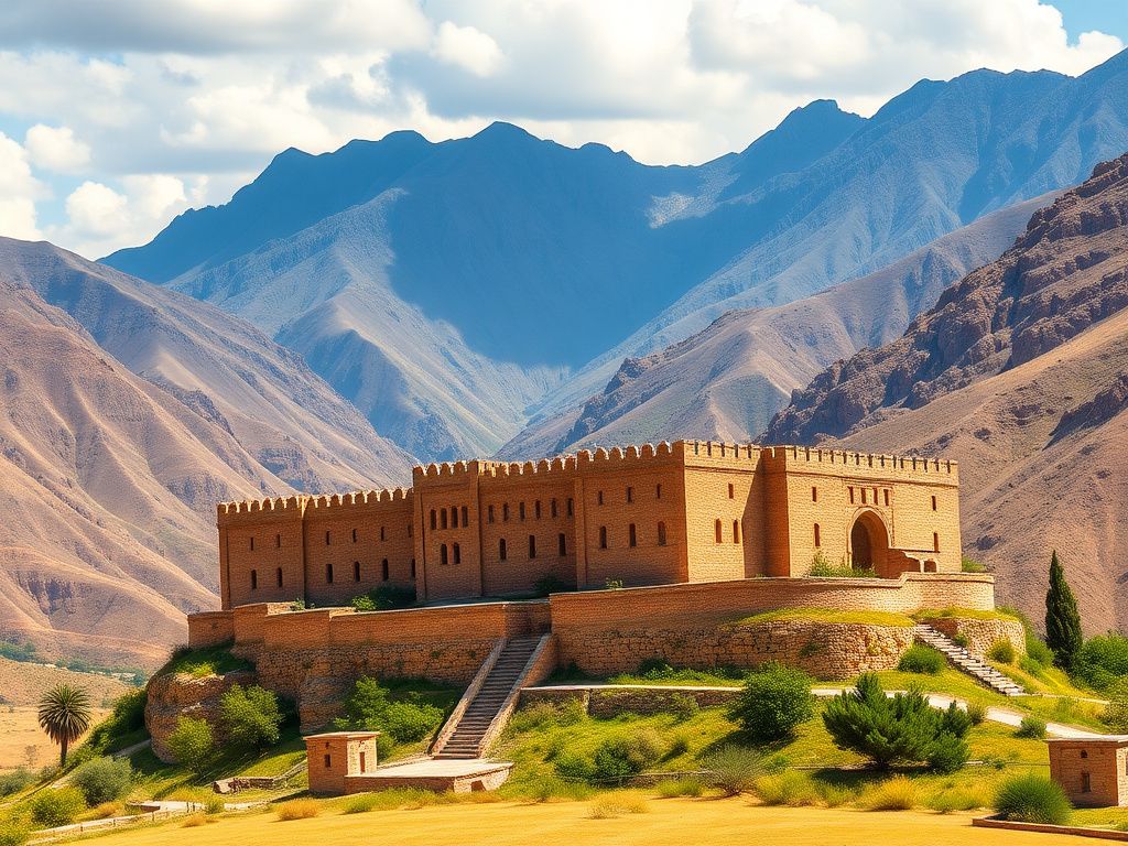 قلعه پشت قلعه آبدانان ایلام | نگین تاریخی ایلام